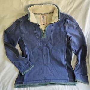 FatFace Airlie Blue Sherpa-Lined Jacket